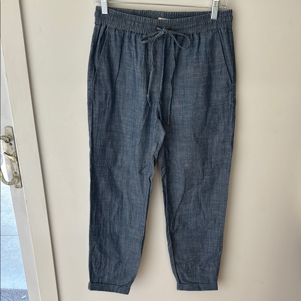 J. Crew Women’s Lightweight Cotton Chambray Pants Size 2